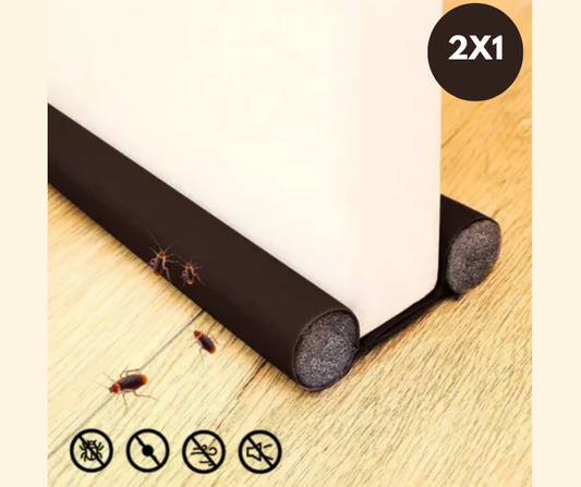 Sella el espacio bajo tu puerta y bloquea insectos, polvo y viento