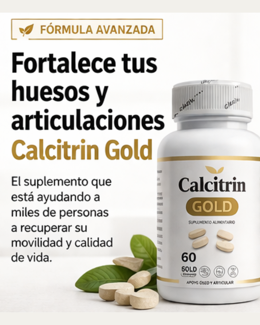 Huesos fuertes y articulaciones sin dolor